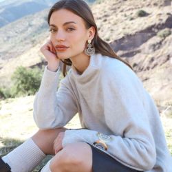 Boucles d'oreilles femme pendantes santibÉ cancun doré et perles cancun-dore-bo - pendantes - edora - 2