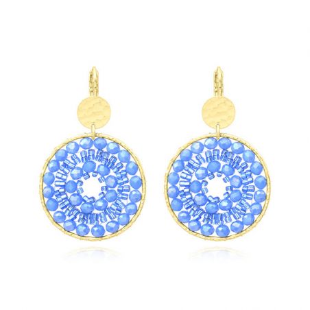 Boucles d’oreilles laiton: créoles laiton & puces d’oreilles - pendantes - edora - 1