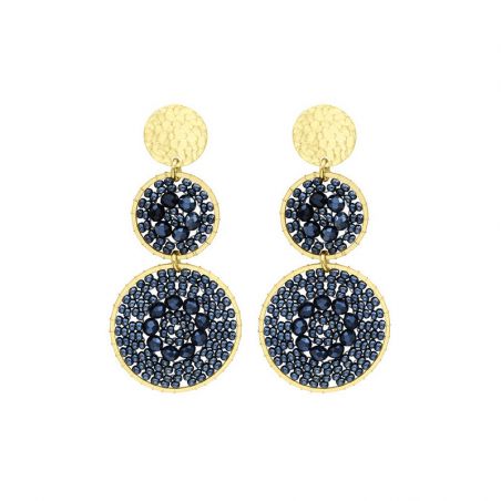 Boucles d’oreilles laiton: créoles laiton & puces d’oreilles (2) - pendantes - edora - 1