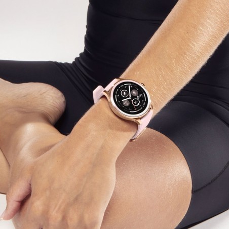 Montre femme connecté lotus smartime leve silicone rose 50201/1 – connectées