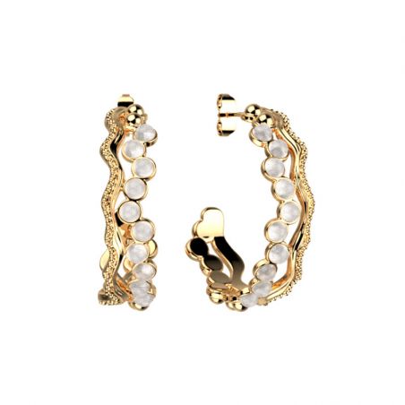 Bijoux les georgettes : bracelet & manchette les georgettes - creoles - edora - 1