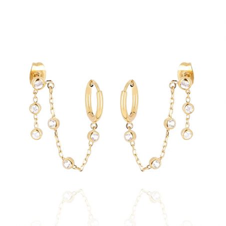 Boucles d’oreilles homme & femme: boucles d’oreille or, argent - piercing-femme - edora - 1