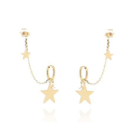 Boucles d’oreilles homme & femme: boucles d’oreille or, argent - piercing-femme - edora - 1