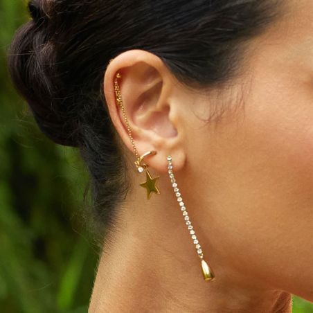 Boucles d’oreilles homme & femme: boucles d’oreille or, argent - piercing-femme - edora - 2