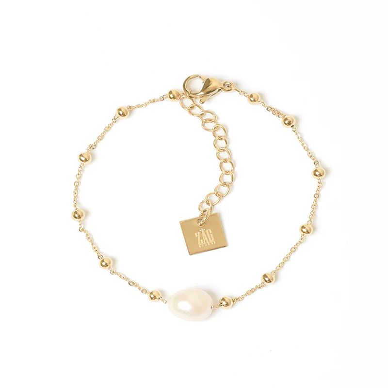 Bracelet femme zag izia acier doré sbs22193-01sel - bracelets-acier - edora