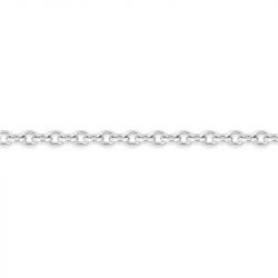 Chaîne forçat ronde 1,64 mm edora or 375 ‰ blanc  edo9kfr45gr - colliers-or-375-1000 - edora - 1