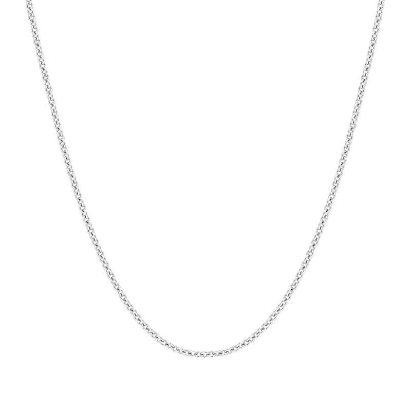 Chaîne forçat ronde 1,30 mm edora or 375 ‰ blanc edo9kfr35gr - colliers-or-375-1000 - edora