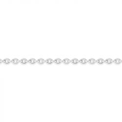 Chaîne forçat ronde 1,30 mm edora or 375 ‰ blanc edo9kfr35gr - colliers-or-375-1000 - edora - 1