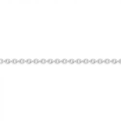 Chaîne forçat ronde 1,10 mm edora or 375 ‰ blanc edo9kfr30gr - colliers-or-375-1000 - edora - 1