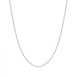 Chaîne forçat ronde  0,90 mm edora or 375 ‰ blanc edo9kfr24gr - colliers-or-375-1000 - edora - 0