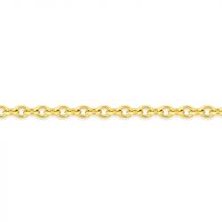 Chaîne forçat ronde 1,64 mm edora or 375 ‰ jaune edo9kfr45 - colliers-or-375-1000 - edora - 1