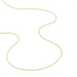 Chaîne forçat ronde  1,10 mm edora or 375 ‰ jaune edo9kfr30 - colliers-or-375-1000 - edora - 2