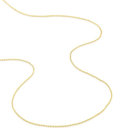 Chaîne forçat ronde  1,10 mm edora or 375 ‰ jaune edo9kfr30 – colliers or 375