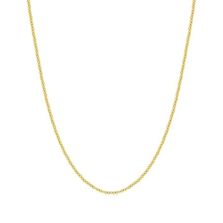 Chaîne forçat ronde 0,90 mm edora or 375 ‰ jaune  edo9kfr24 – colliers or 375