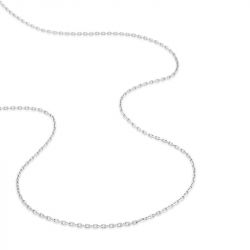 Chaîne forçat edora 1,65 mm diamantée or 375 ‰ blanc edo9kf50gr - colliers-or-375-1000 - edora - 2