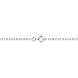 Chaîne forçat edora 1,65 mm diamantée or 375 ‰ blanc edo9kf50gr - colliers-or-375-1000 - edora - 3