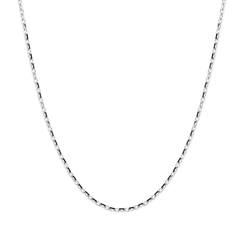 Chaîne forçat 1,45 mm edora diamantée or 375 ‰ blanc edo9kf45gr - colliers-or-375-1000 - edora