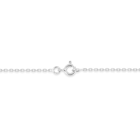 Chaîne forçat 1,45 mm edora diamantée or 375 ‰ blanc edo9kf45gr – colliers or 375