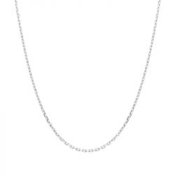 Chaîne forçat 1,28 mm edora diamantée or 375 ‰ blanc edo9kf40gr - colliers-or-375-1000 - edora - 0