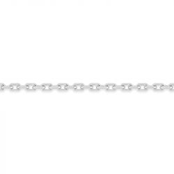 Chaîne forçat 1,28 mm edora diamantée or 375 ‰ blanc edo9kf40gr - colliers-or-375-1000 - edora - 1