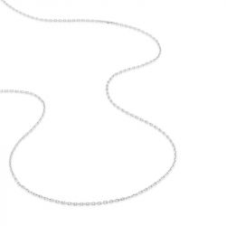 Chaîne forçat 1,28 mm edora diamantée or 375 ‰ blanc edo9kf40gr - colliers-or-375-1000 - edora - 2