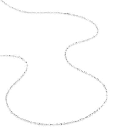 Chaîne forçat 1,28 mm edora diamantée or 375 ‰ blanc edo9kf40gr – colliers or 375