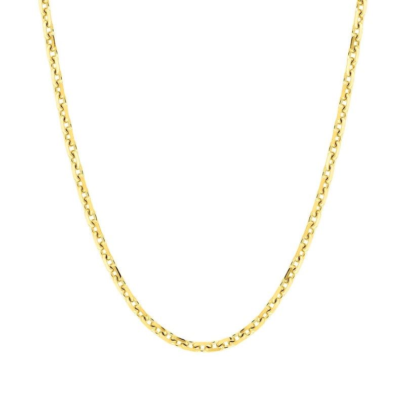 Chaîne forçat 2,25 mm edora diamantée or 375 ‰ jaune edo9kf70 - colliers-or-375-1000 - edora