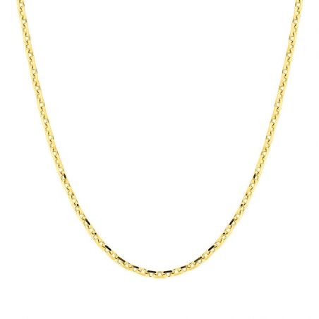 Chaînes femme : collier chaîne femme, chaîne en or & argent - colliers-or-375-1000 - edora - 1