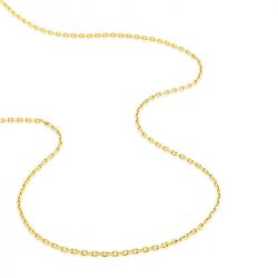 Chaîne forçat 1,85 mm edora diamantée or 375 ‰ jaune edo9kf60 - colliers-or-375-1000 - edora - 2