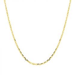 Chaîne forçat 1,60 mm edora diamantée or 375 ‰ jaune  edo9kf50 - colliers-or-375-1000 - edora - 0