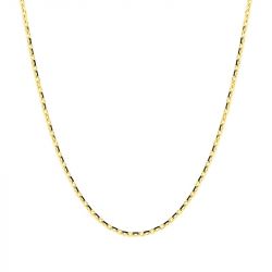 Chaîne forçat 1,45 mm edora diamantée or 375 ‰ jaune edo9kf45 - colliers-or-375-1000 - edora - 0