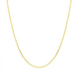 Chaîne forçat 1,28 mm edora diamantée or 375 ‰ jaune edo9kf40 - colliers-or-375-1000 - edora - 0