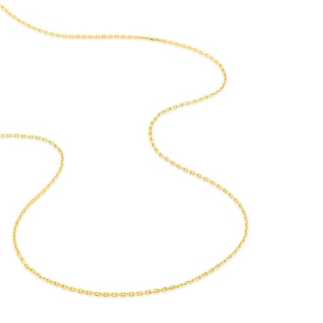 Chaîne forçat 1,28 mm edora diamantée or 375 ‰ jaune edo9kf40 – colliers or 375