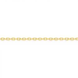 Chaîne forçat 0,85 mm edora diamantée or 375 ‰ jaune edo9kf24 - colliers-or-375-1000 - edora - 1