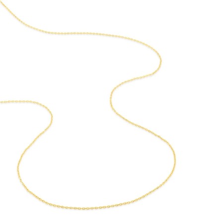 Chaîne forçat 0,85 mm edora diamantée or 375 ‰ jaune edo9kf24 – colliers or 375