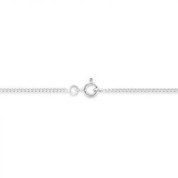 Chaîne gourmette 1,70 mm edora diamantée or 375 ‰ blanc edo9kg50gr - colliers-or-375-1000 - edora - 3