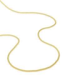 Chaîne gourmette edora 2,10 mm diamantée or 375 ‰ jaune edo9kg60 - colliers-or-375-1000 - edora - 1