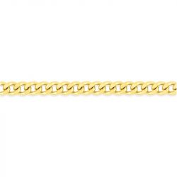 Chaîne gourmette edora 2,10 mm diamantée or 375 ‰ jaune edo9kg60 - colliers-or-375-1000 - edora - 2