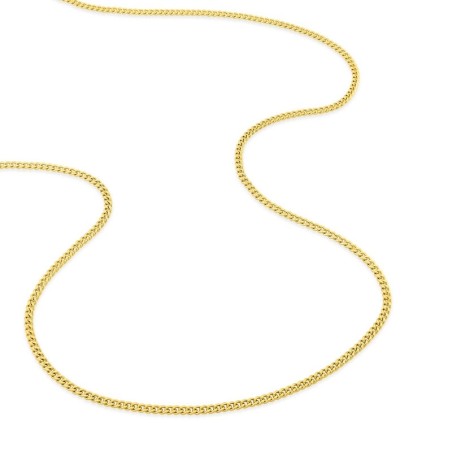 Chaîne gourmette 1,76 mm edora diamantée or 375 ‰ jaune edo9kg47 – colliers or 375