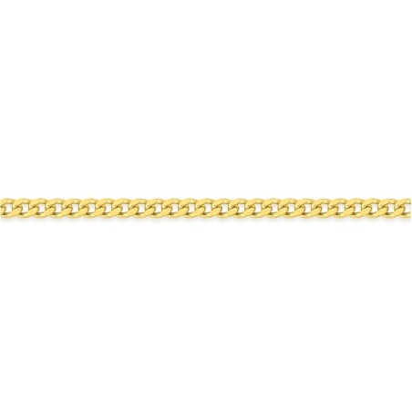 Chaîne gourmette 1,50 mm edora diamantée or 375 ‰ jaune edo9kg43 – colliers or 375