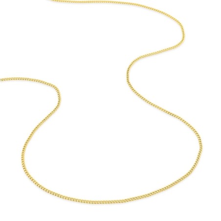 Chaîne gourmette 1,15 mm edora diamantée or 375 ‰ jaune  edo9kg35 – colliers or 375