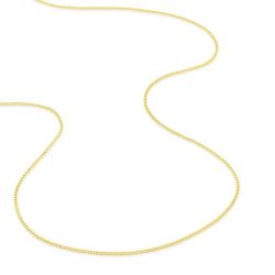 Chaîne gourmette 1,00 mm  edora diamantée or 375 ‰ jaune edo9kg30 - colliers-or-375-1000 - edora - 2