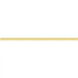 Chaîne gourmette 0,88 mm edora diamantée or 375 ‰ jaune edo9kg25 - colliers-or-375-1000 - edora - 1