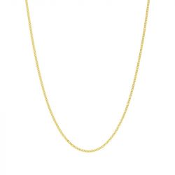 Chaîne gourmette 0,77 mm edora diamantée or 375 ‰ jaune edo9kg23 - colliers-or-375-1000 - edora - 0