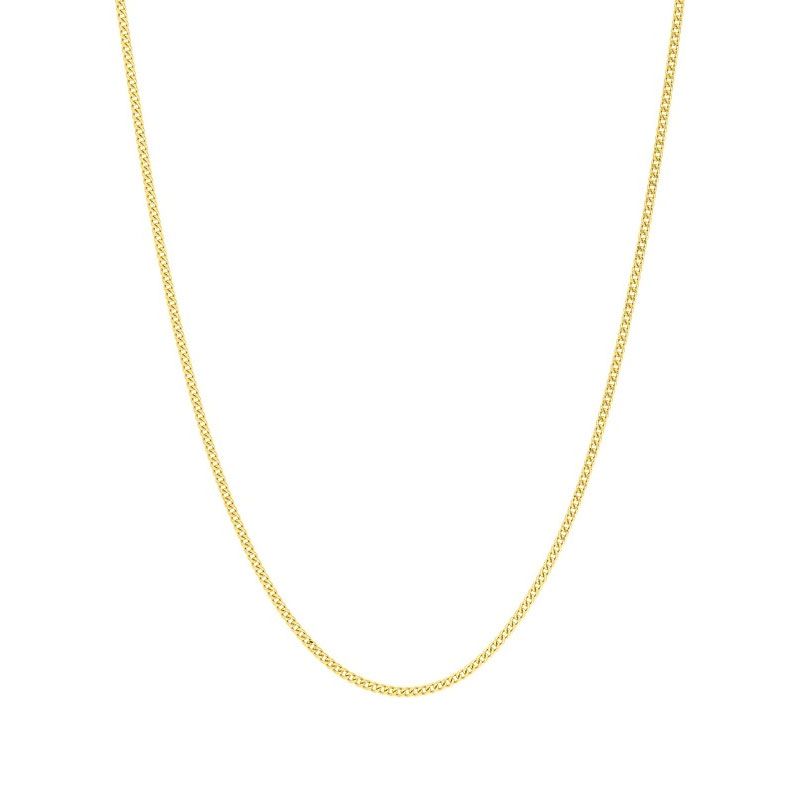 Chaîne gourmette 0,77 mm edora diamantée or 375 ‰ jaune edo9kg23 - colliers-or-375-1000 - edora