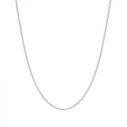 Chaîne forçat ronde 1,10 mm edora or 375 ‰ blanc edo9kfr30gr - colliers-or-375-1000 - edora - 0