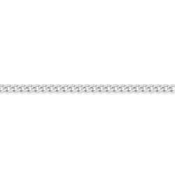 Chaîne gourmette 1,35 mm edora diamantée or 375 ‰ blanc edo9kg40gr - colliers-or-375-1000 - edora - 1