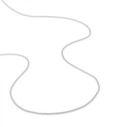 Chaîne gourmette 1,35 mm edora diamantée or 375 ‰ blanc edo9kg40gr - colliers-or-375-1000 - edora - 2