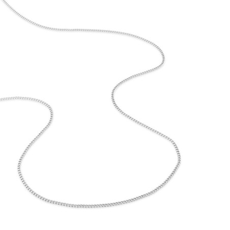 Chaîne gourmette 1,35 mm edora diamantée or 375 ‰ blanc edo9kg40gr – colliers or 375