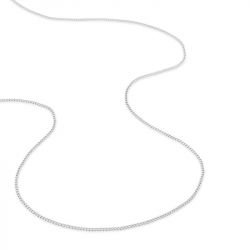 Chaîne gourmette 1,15 mm edora diamantée or 375 ‰ blanc edo9kg35gr - colliers-or-375-1000 - edora - 2